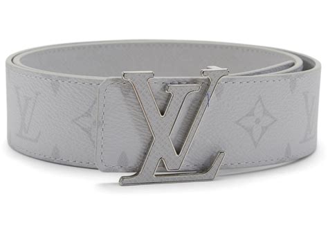 lv belt white and gold|louis vuitton belt grey men's.